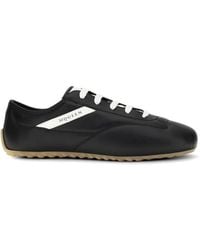 McQueen - Icon Smooth Leather Low-Top Boxe Sneakers With Mcqueen Logo - Lyst
