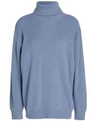 Brunello Cucinelli - Ribbed-Knit Roll-Neck Sweater - Lyst