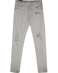 Dondup - Dian Tapered-Jeans im Distressed-Look - Lyst