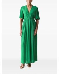 Morgan - Pleated Maxi Dress - Lyst