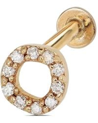 Lark & Berry - 14Kt Halo Diamond Earring - Lyst