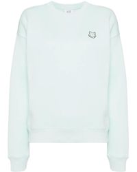 Maison Kitsuné - Sweater Met Vossenkop Patch - Lyst