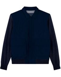 Paul & Shark - Chaqueta Con Bolsillos De Parche - Lyst