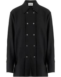 Jil Sander - Double-Breasted Virgin-Wool Coat - Lyst