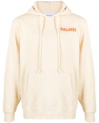 Palmes - Slogan-Print Cotton Hoodie - Lyst