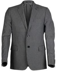 Valentino Garavani - Checked-Pattern Single-Breasted Blazer - Lyst