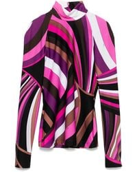 PUCCI - Top Van Tule - Lyst