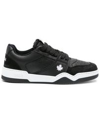 DSquared² - Spiker Leather Trainers - Lyst
