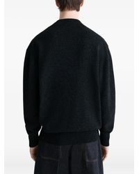 Lemaire - Mock-Neck Ribbeed Sweater - Lyst