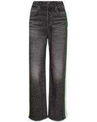 Rag & Bone - Side-Stripe Wide-Leg Jeans - Lyst