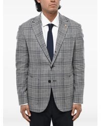 Corneliani - Circle Checked Single-Breasted Blazer - Lyst