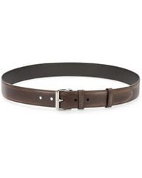 Prada - Leather Buckle-Fastening Belt - Lyst