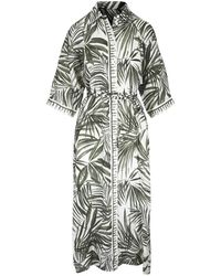 Bogner - Catelyn Leaf-Print Dress - Lyst