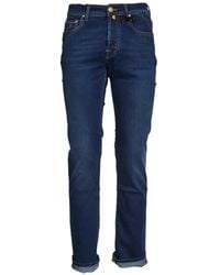 Jacob Cohen - Bard Patterned Insert Jeans - Lyst