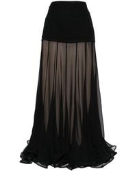 Zimmermann - Illustration Flounce Skirt - Lyst