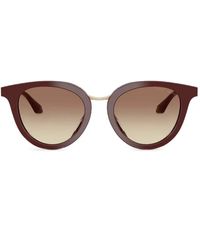 Giorgio Armani - Round-Frame Sunglasses - Lyst