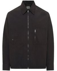 WOOYOUNGMI - Zip-Up Chest-Pocket Shirt - Lyst