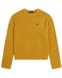 Daily Paper - Structured-Knit Logo-Patch Sweater - Lyst