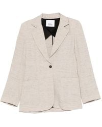 Erika Cavallini Semi Couture - Single-Breasted Pocket Jacket - Lyst