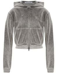 Alexander Wang - Embellished Hooded Sweater - Lyst