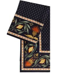 Fursac - Floral-Pattern Scarf - Lyst