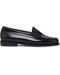 G.H. Bass & Co. - Weejuns Penny Leather Weave Loafers - Lyst