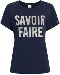 Cinq À Sept - Savoir Faire Cotton T-shirt - Lyst