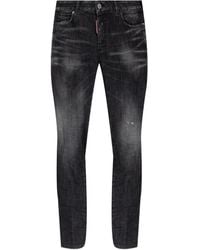 DSquared² - Faded Distressed Jeans - Lyst