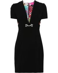 DSquared² - Logo-Plaque Cutout-Detail Dress - Lyst
