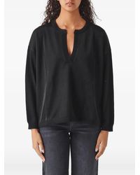 Nenette - Mozzy V-Neck Long-Sleeve Sweater - Lyst