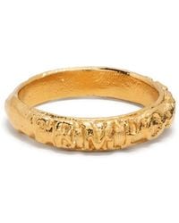 Alighieri - Tempo Hammered-Effect Band Ring - Lyst