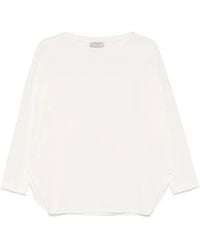 Alberto Biani - Crepe-Texture Blouse - Lyst