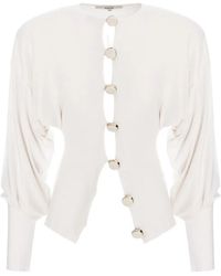 MANURI - Aura Button-Fastening Top - Lyst