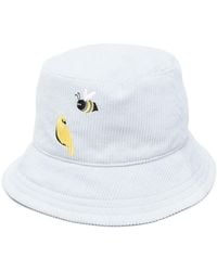 Thom Browne - Embroidered Corduroy Bucket Hat - Lyst