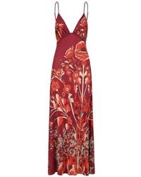 Johanna Ortiz - Sendero De Astromelias Floral-Pattern Maxi Dress - Lyst