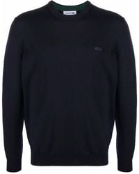 Lacoste - Logo Embroidered Jumper - Lyst