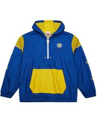 Mitchell & Ness - Golden State Warriors Royal Team Og 3.0 Half-Zip Fastening - Lyst