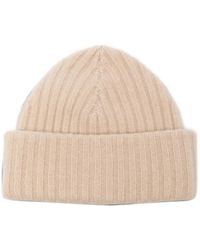 Liska - Lina Ribbed-Knit Cashmere Beanie Hat - Lyst