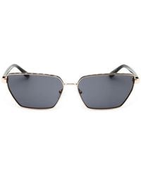 GUESS EYEWEAR - Rectangle-Frame Sunglasses - Lyst