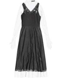 Balenciaga - Kleid im Layering-Look - Lyst