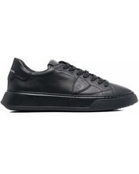 Philippe Model - Temple Veau Low-Top Leather Sneakers - Lyst