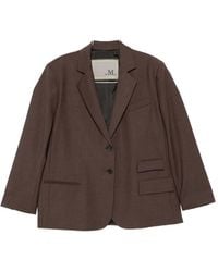 THE M.. - Carmen Single-Breasted Blazer - Lyst