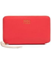 Bimba Y Lola - Zip Leather Wallet - Lyst