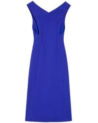 Jil Sander - Cut-Out Midi Dress - Lyst