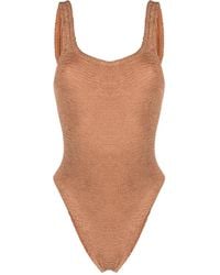 Hunza G - Badeanzug Mit Finish - Lyst