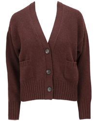 Isaia - V-Neck Button-Up Cardigan - Lyst