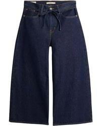 Levi's - Tie-Waist Cropped Jeans - Lyst