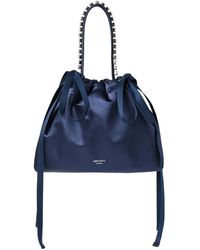 Jimmy Choo - Mini Crystal-Embellished Drawstring Tote Bag - Lyst