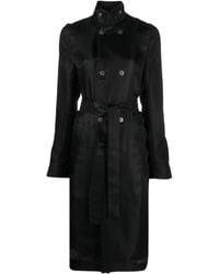 SAPIO - Double-breasted Trench Coat - Lyst