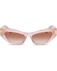 Dolce & Gabbana - Sonnenbrille mit Cat-Eye-Gestell - Lyst